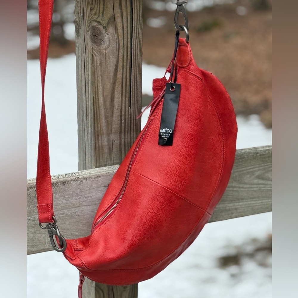 NWT Latico Leathers Callie Sling in Red. See yourself in this for spring! Hot!🔥 - Picture 5 of 14